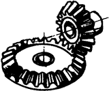 齒輪基本術語錐齒輪、準雙曲面齒輪及其齒輪副