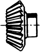 齒輪基本術語錐齒輪、準雙曲面齒輪及其齒輪副