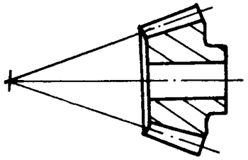 錐齒輪和準雙曲面齒輪術語點、曲線和曲面