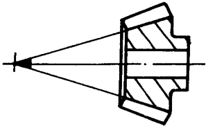 錐齒輪和準雙曲面齒輪術語點、曲線和曲面