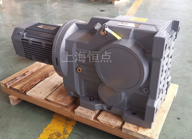 K87減速機 配普通電機 單軸A輸出 實物圖 -上海恒點